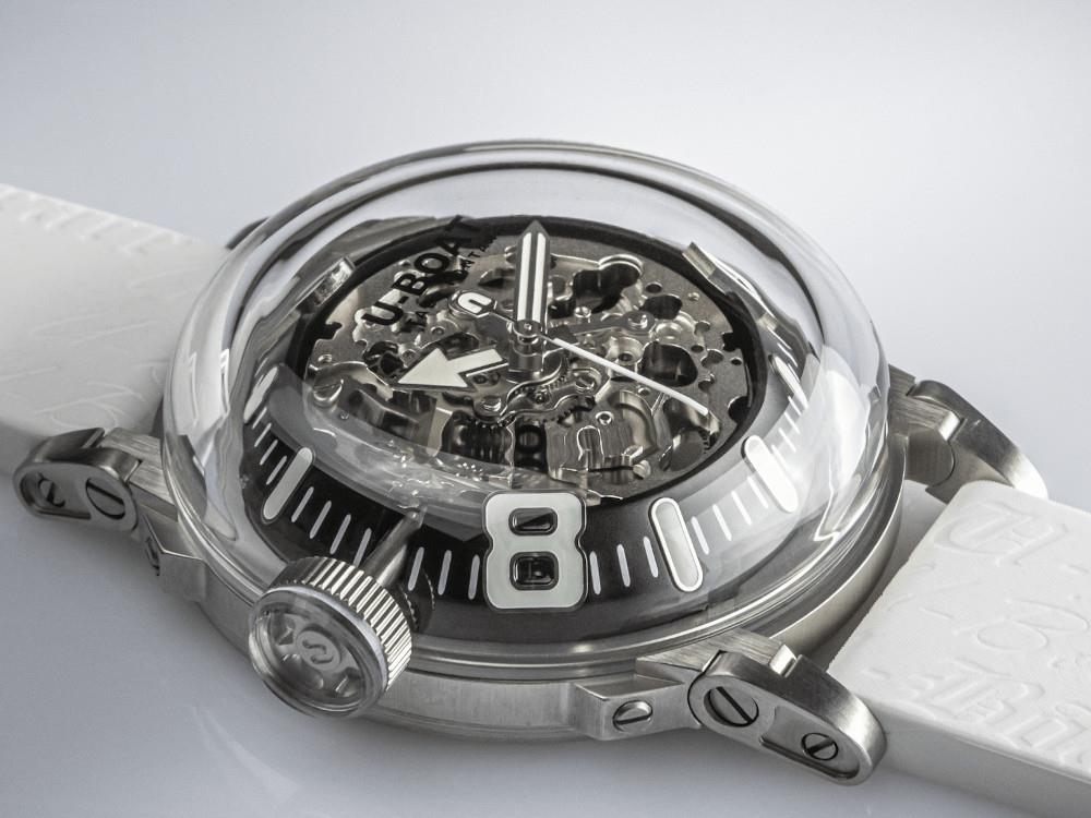 Reloj Automático U-Boat U-65, Acero Inoxidable 316L, 44 mm, Blanco, 3346