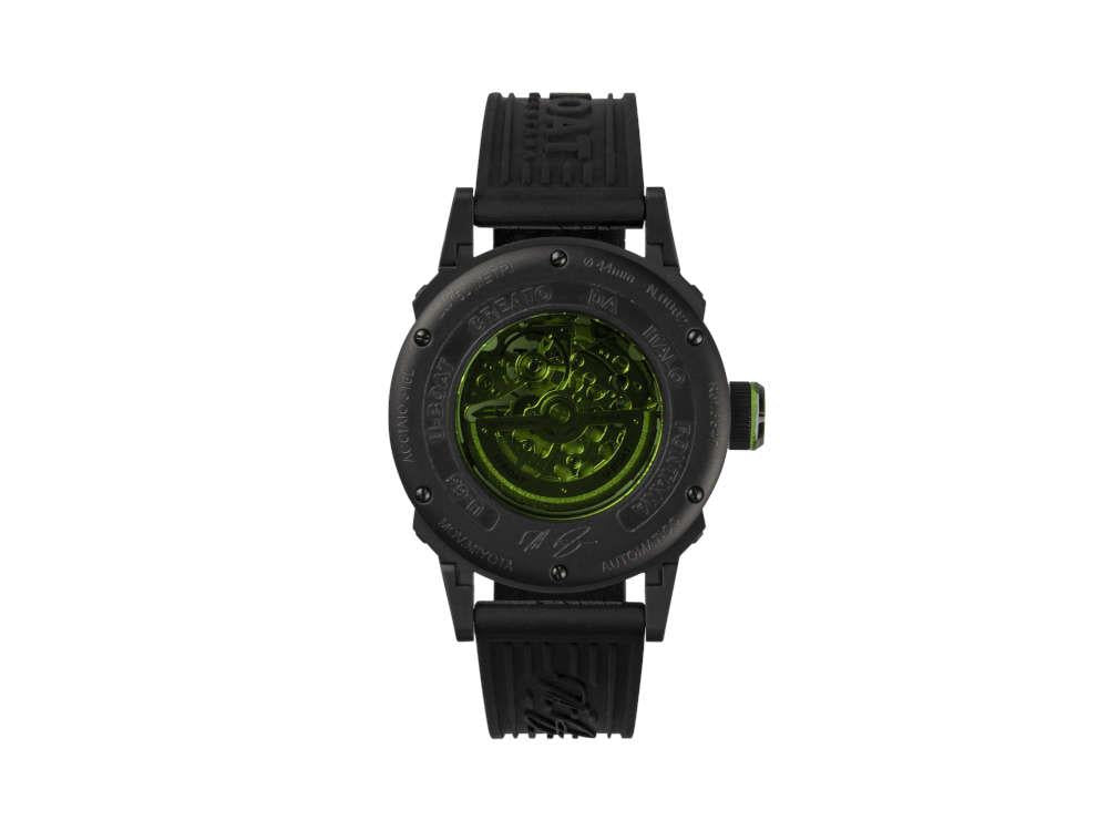 Reloj Automático U-Boat U-65, Acero Inoxidable 316L, PVD, 44 mm, Verde, 3347