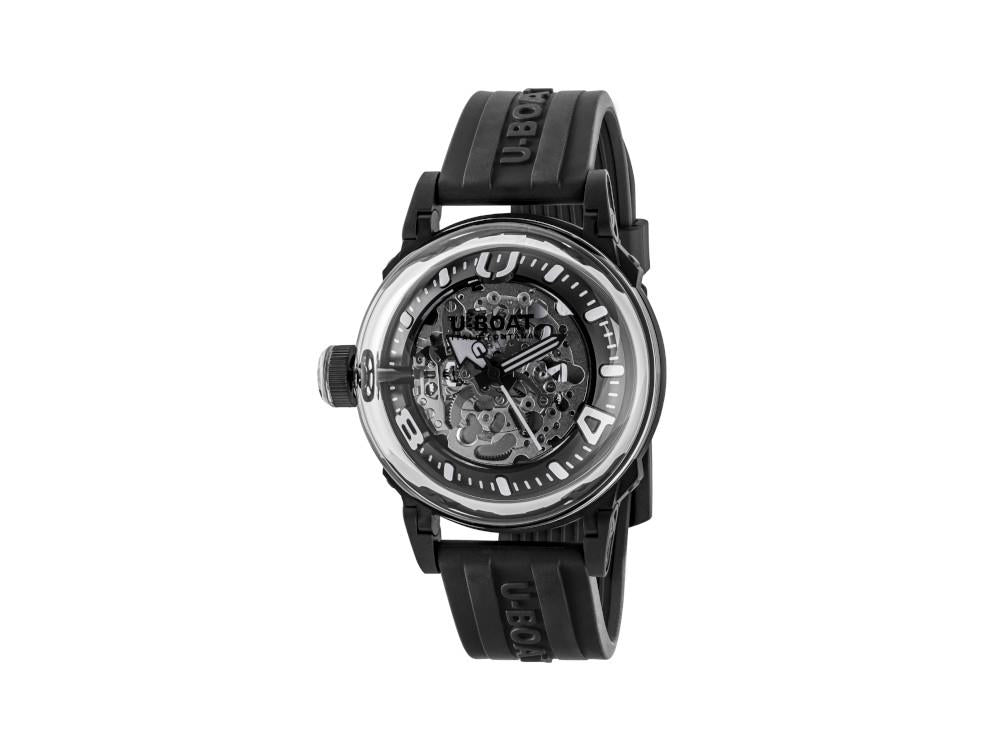 Reloj Automático U-Boat U-65, Acero Inoxidable 316L, PVD, 44 mm, Blanco, 3349