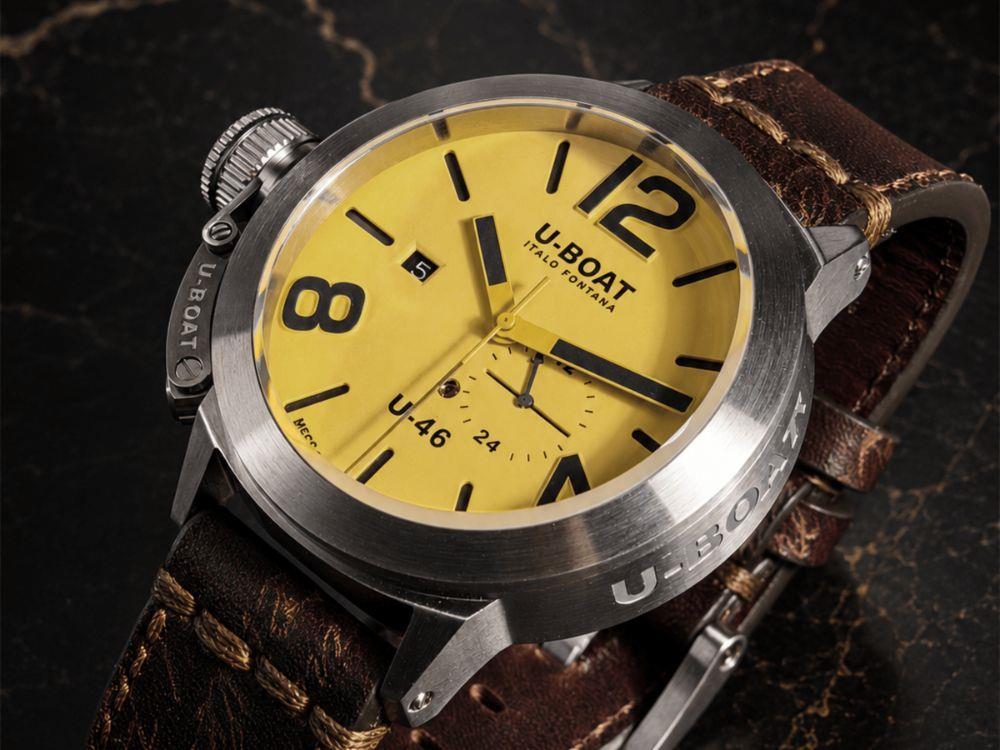 Reloj Automático U-Boat Classico U-46 AS2, Beige, 46 mm, 4647