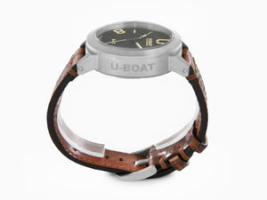 Reloj Automático U-Boat Classico, Acero Inoxidable 316L, Negro, 47mm, 8105
