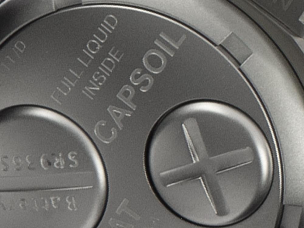 Reloj de Cuarzo U-Boat Capsoil Chrono SS, Negro, 45 mm, 8111/C