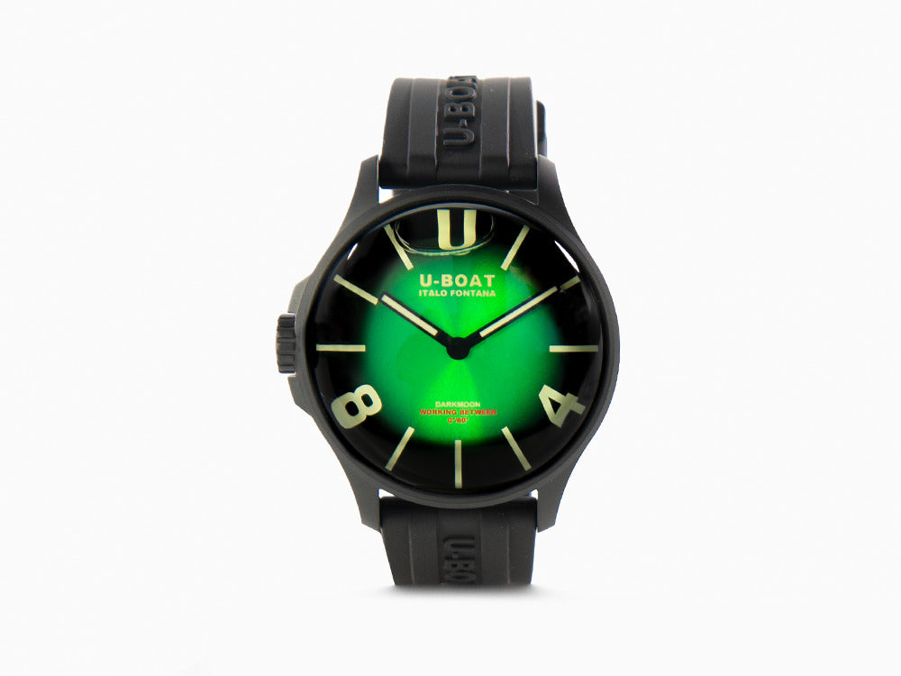 Reloj de Cuarzo U-Boat Capsoil Darkmoon Soleil Green IPB, 44 mm, 8698