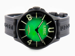 Reloj de Cuarzo U-Boat Capsoil Darkmoon Soleil Green IPB, 44 mm, 8698