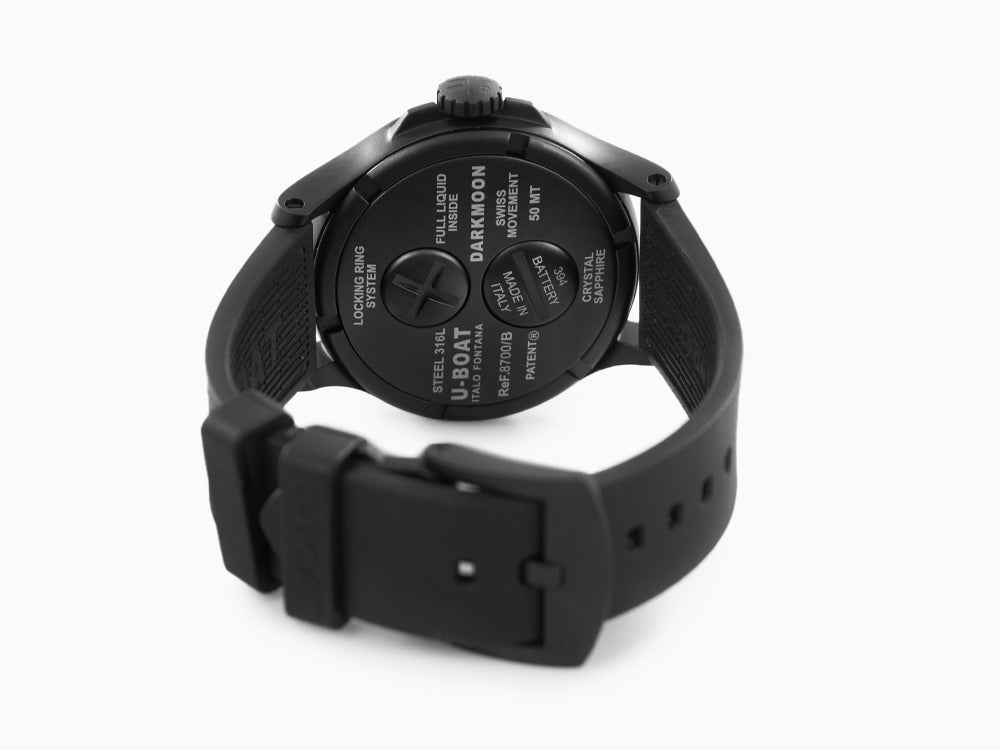 Reloj de Cuarzo U-Boat Capsoil Darkmoon Soleil Blue IPV, 44 mm, 8700