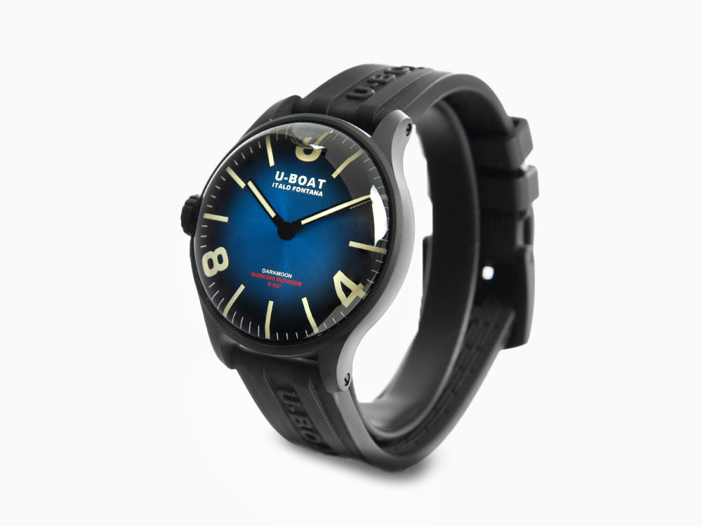Reloj de Cuarzo U-Boat Capsoil Darkmoon Soleil Blue IPV, 44 mm, 8700