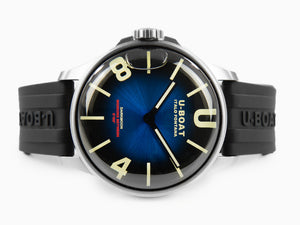 Reloj de Cuarzo U-Boat Capsoil Darkmoon Soleil Blue SS, 44 mm, 8704