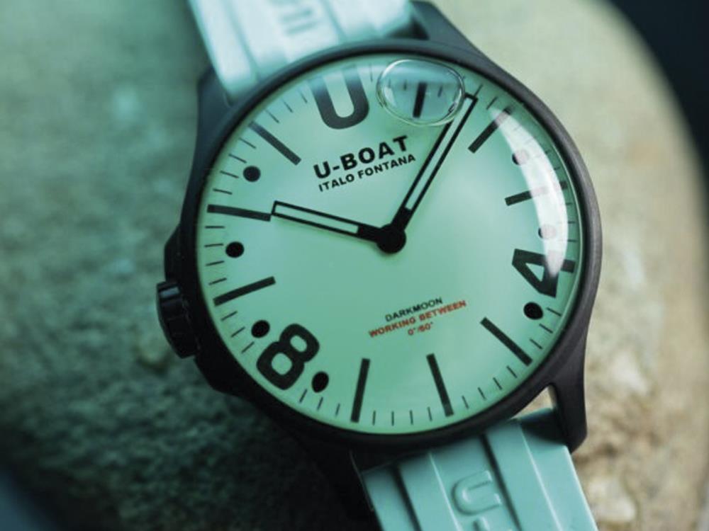 Reloj de Cuarzo U-Boat Capsoil Darkmoon Aquamarine, PVD, PVD, 44 mm, 8969