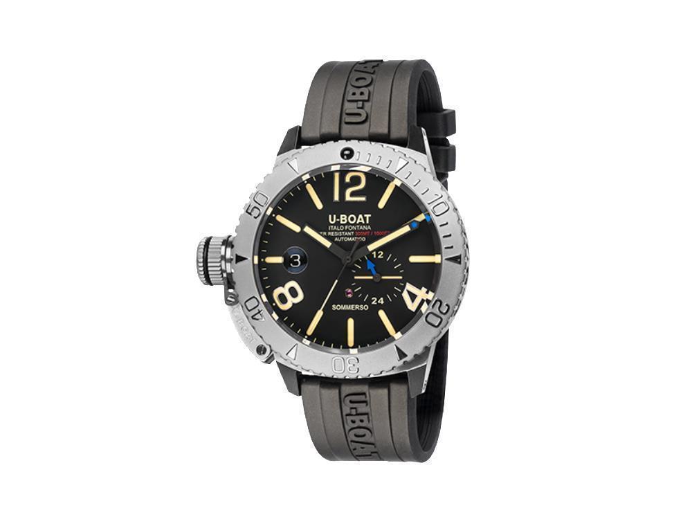 Reloj Automático U-Boat Classico Sommerso, Negro, 46 mm, 30 atm, 9007/A