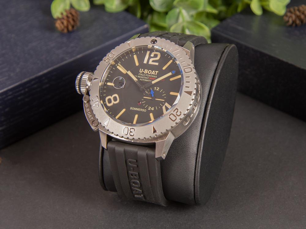 Reloj Automático U-Boat Classico Sommerso, Negro, 46 mm, 30 atm, 9007/A