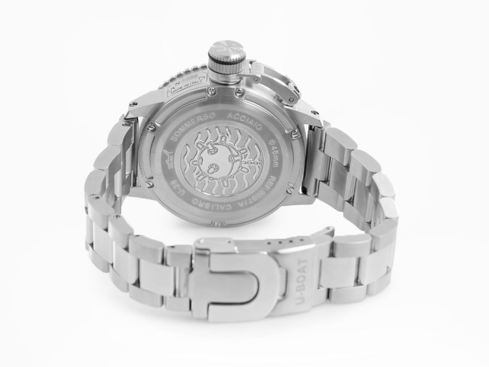 Reloj Automático U-Boat Classico Sommerso, Acero, Negro, 46 mm, 9007/A/MT