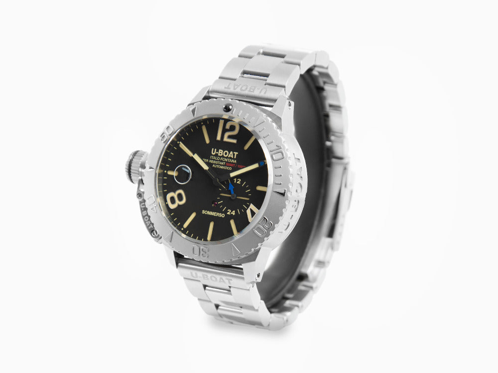 Reloj Automático U-Boat Classico Sommerso, Acero, Negro, 46 mm, 9007/A/MT