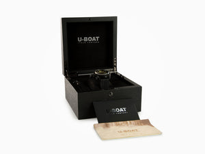 Reloj Automático U-Boat Classico Sommerso, DLC, Negro, 46 mm, 30 atm, 9015
