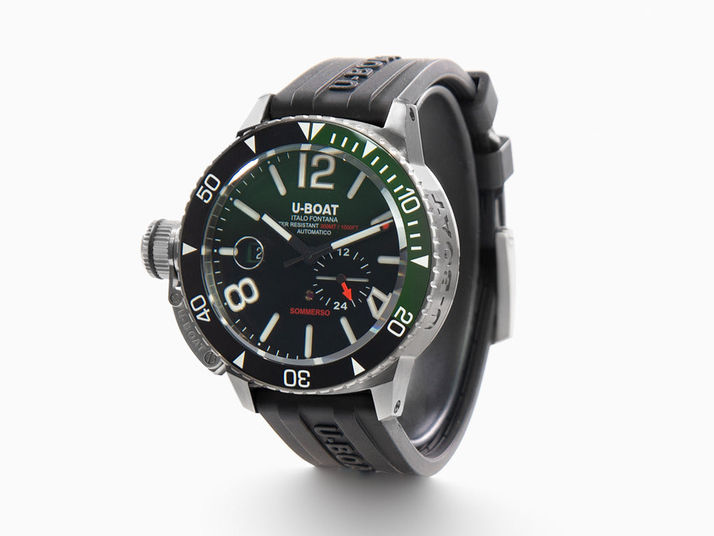 Reloj Automático U-Boat Classico Sommerso Ghiera Ceramica Verde, 46 mm, 9520