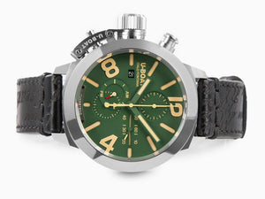 Reloj Automático U-Boat Classico Tungsteno Chronograph, Verde, 45 mm, 9581