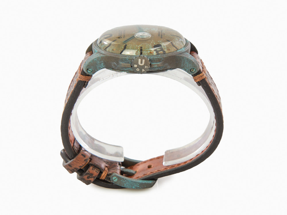 Reloj de Cuarzo U-Boat Capsoil Darkmoon Unico, Acero Inoxidable PVD, 44 mm, 9600