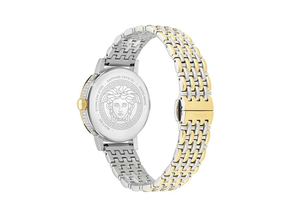 Reloj de Cuarzo Versace Greca Fortuna, PVD Oro, Verde, 35 mm, VE0A00325