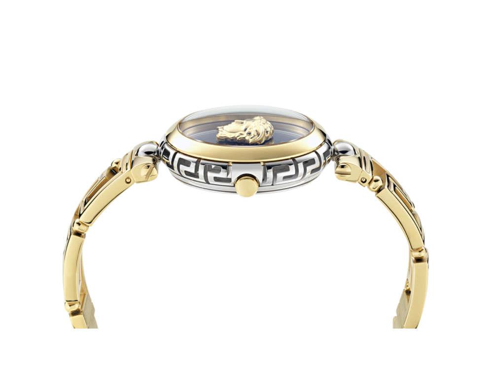 Reloj de Cuarzo Versace Medusa Jewel, PVD Oro, Verde, 34 mm, VE0B00325