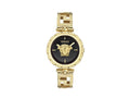 Reloj de Cuarzo Versace Medusa Jewel, PVD Oro, Negro, 34 mm, VE0B00525