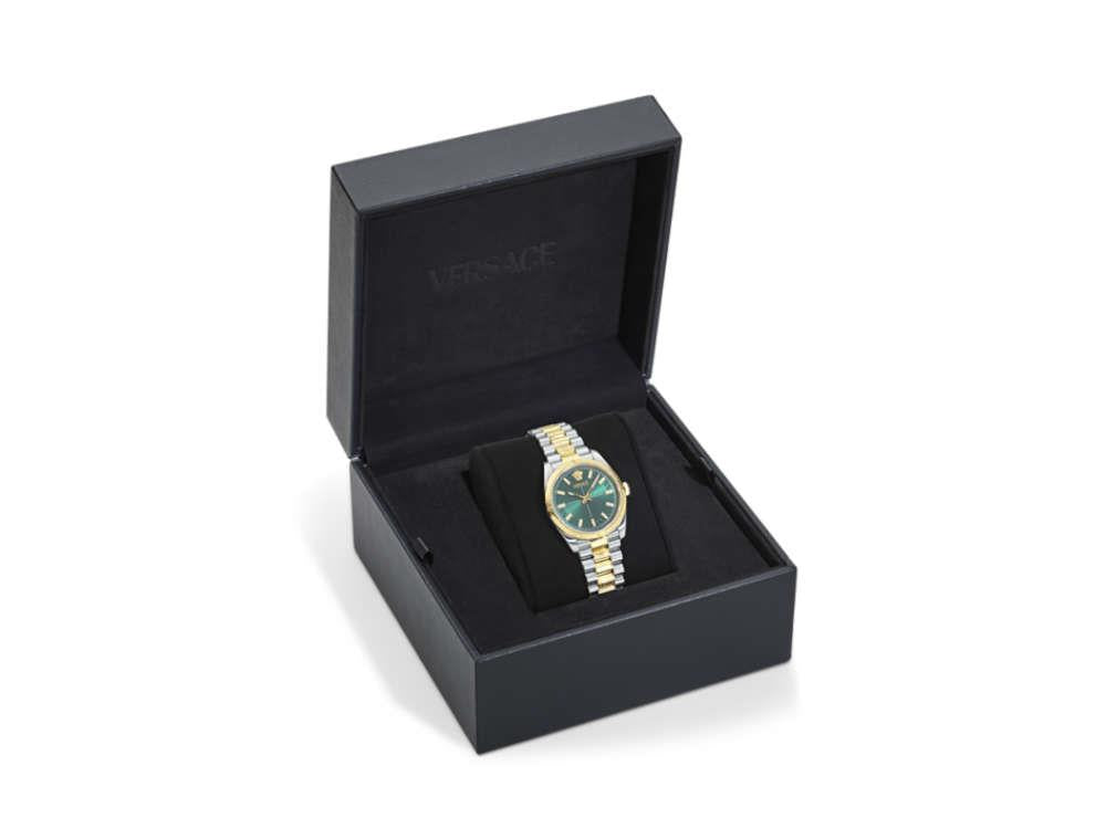 Reloj de Cuarzo Versace Millenyium, Verde, 32 mm, Cristal de Zafiro, VE0E00425