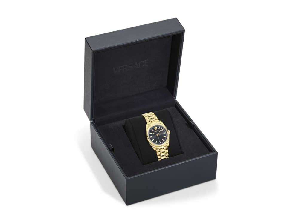 Reloj de Cuarzo Versace Millenyium, PVD Oro, Negro, 32 mm, VE0E00625