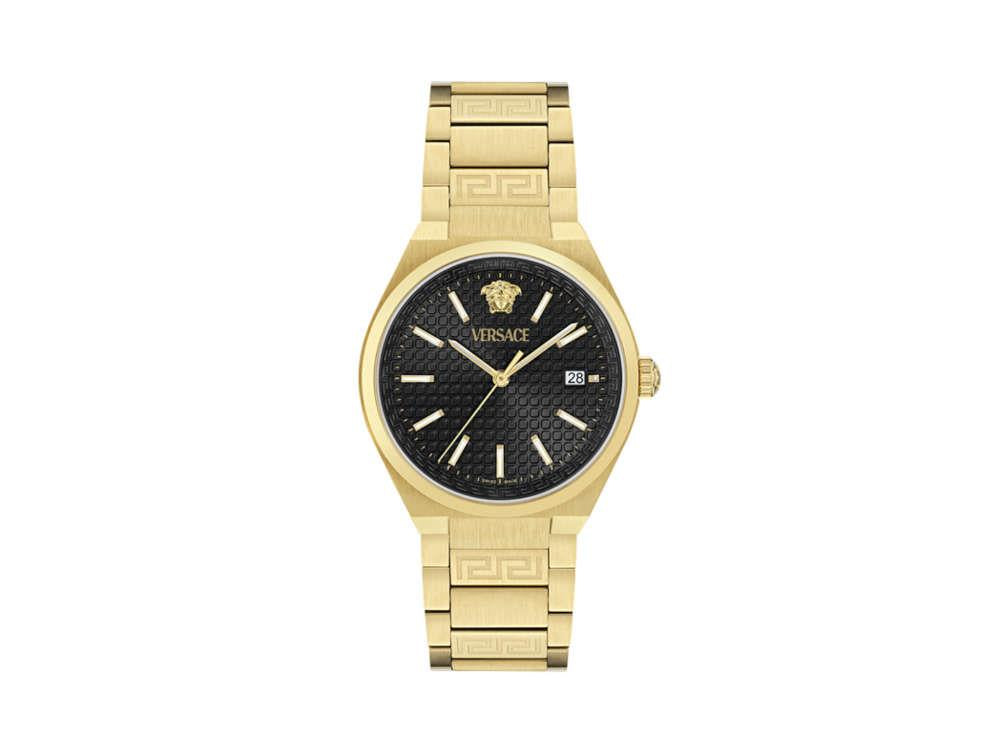 Reloj de Cuarzo Versace V-Auria, PVD Oro, Negro, 39 mm, VE0F00525