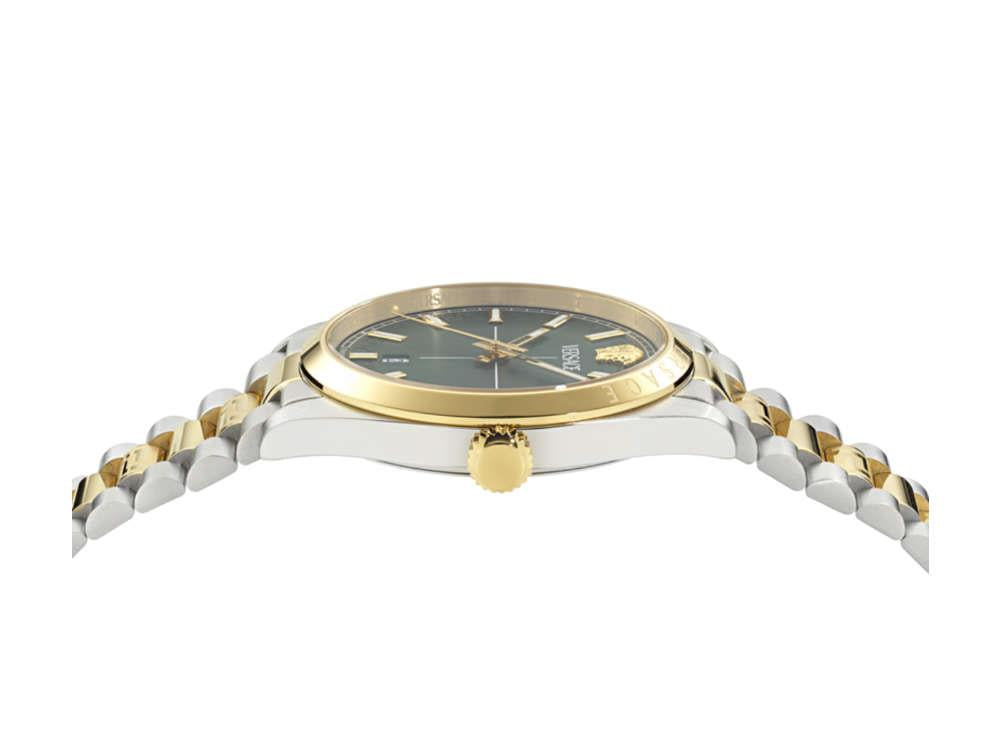 Reloj de Cuarzo Versace Millenyium, PVD Oro, Verde, 40 mm, VE0G00425
