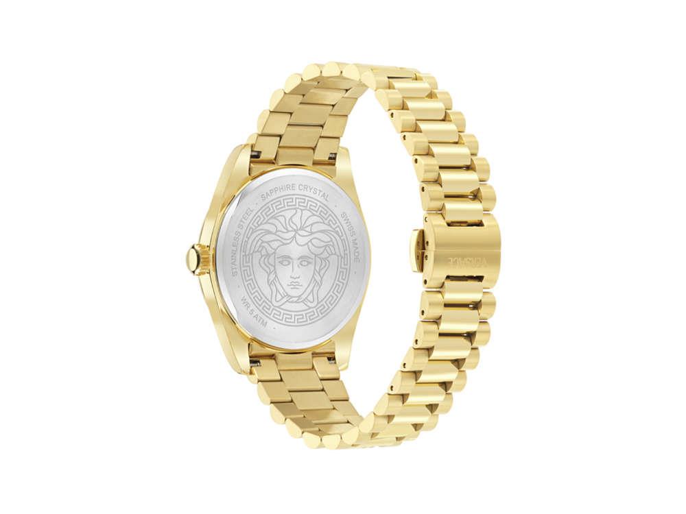 Reloj de Cuarzo Versace Millenyium, PVD Oro, Gris, 40 mm, VE0G00625