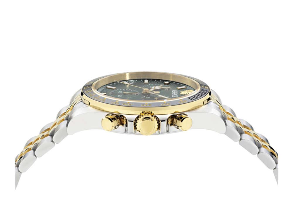 Reloj de Cuarzo Versace Greca Chrono Wave, Verde, 43 mm, VE0H00425