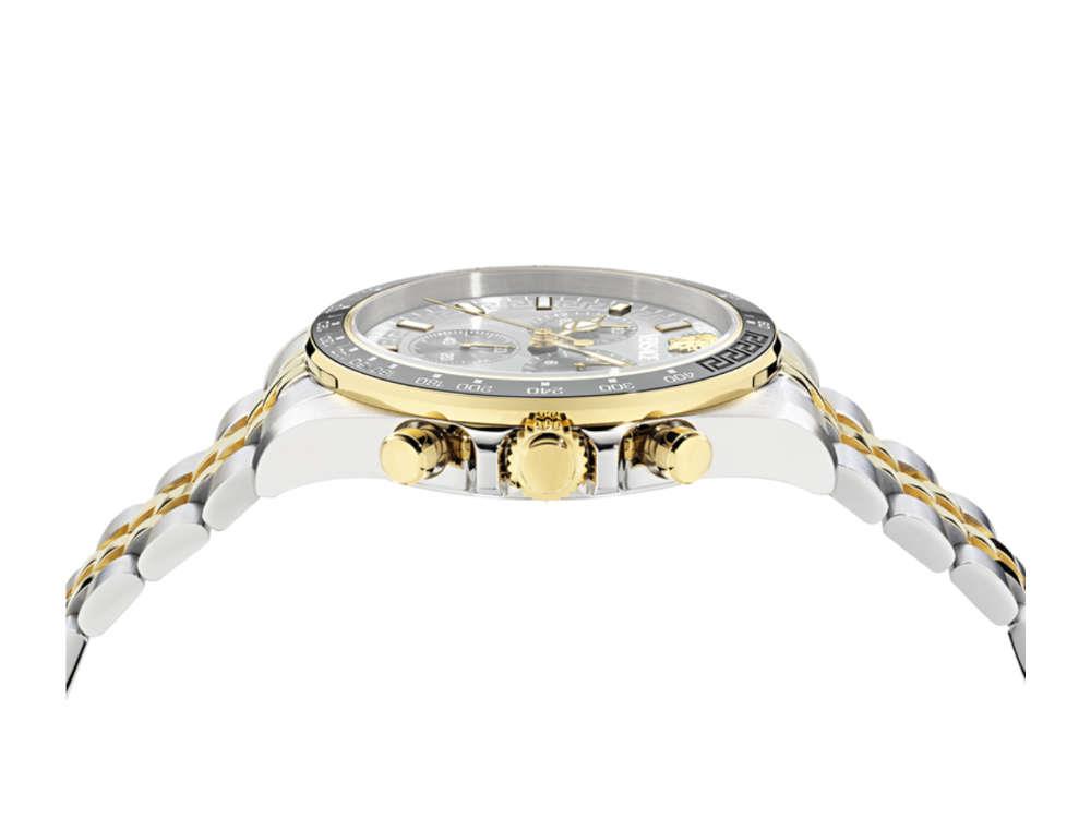 Reloj de Cuarzo Versace Greca Chrono Wave, Gris, 43 mm, VE0H00725