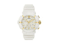 Reloj Versace Real Active Chrono, Acero reciclado, Blanco, 45 mm, VE0L00525