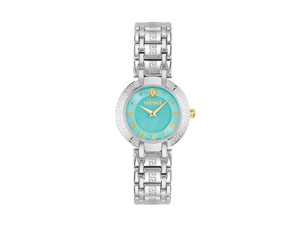 Reloj de Cuarzo Versace Antlia, Acero reciclado, Azul, 34 mm, VE0P00325