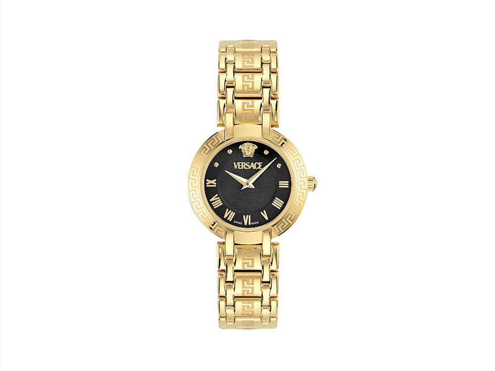 Reloj de Cuarzo Versace Antlia, Acero reciclado, Negro, 34 mm, VE0P00625