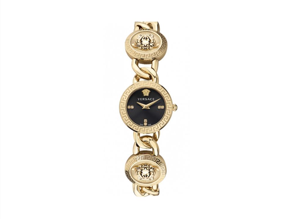 Reloj de Cuarzo Versace Greca Stud Icon , Acero reciclado, 28 mm, VE0Q00525