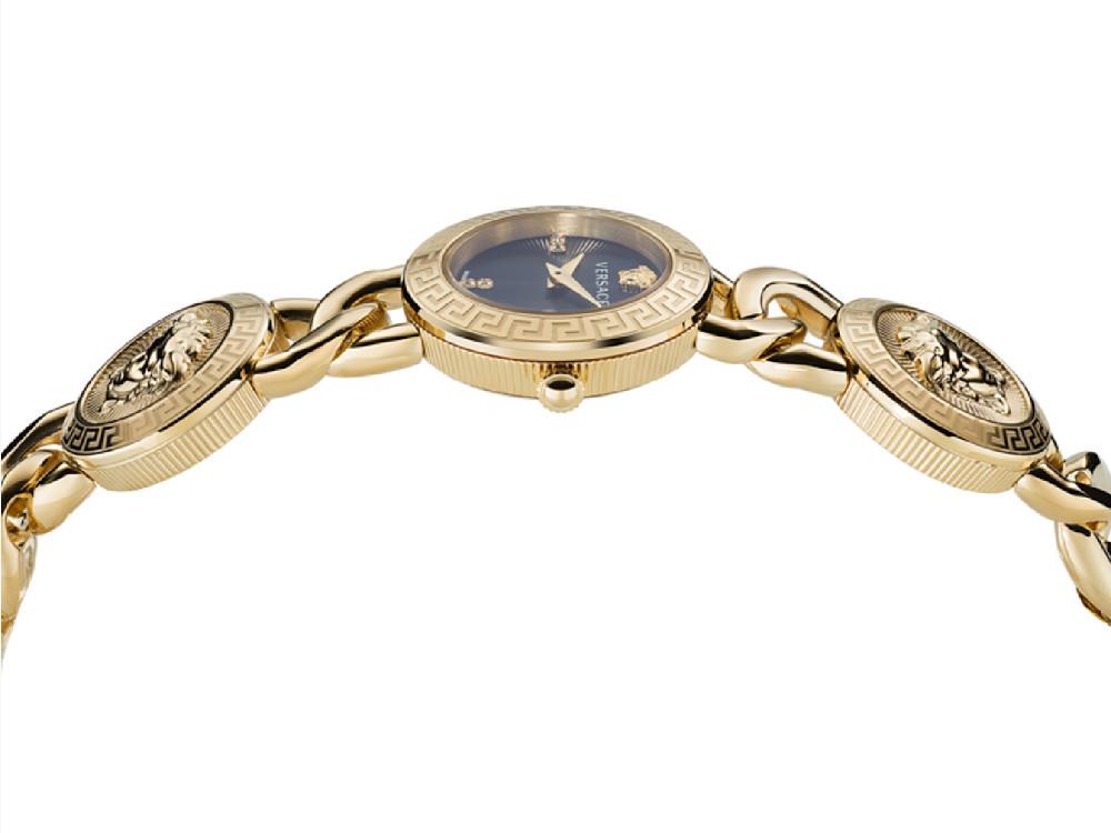 Reloj de Cuarzo Versace Greca Stud Icon , Acero reciclado, 28 mm, VE0Q00525