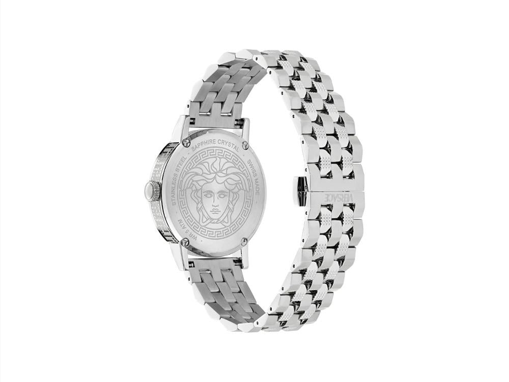 Reloj de Cuarzo Versace Albireo, Acero reciclado, Azul, 40 mm, VE0T00325
