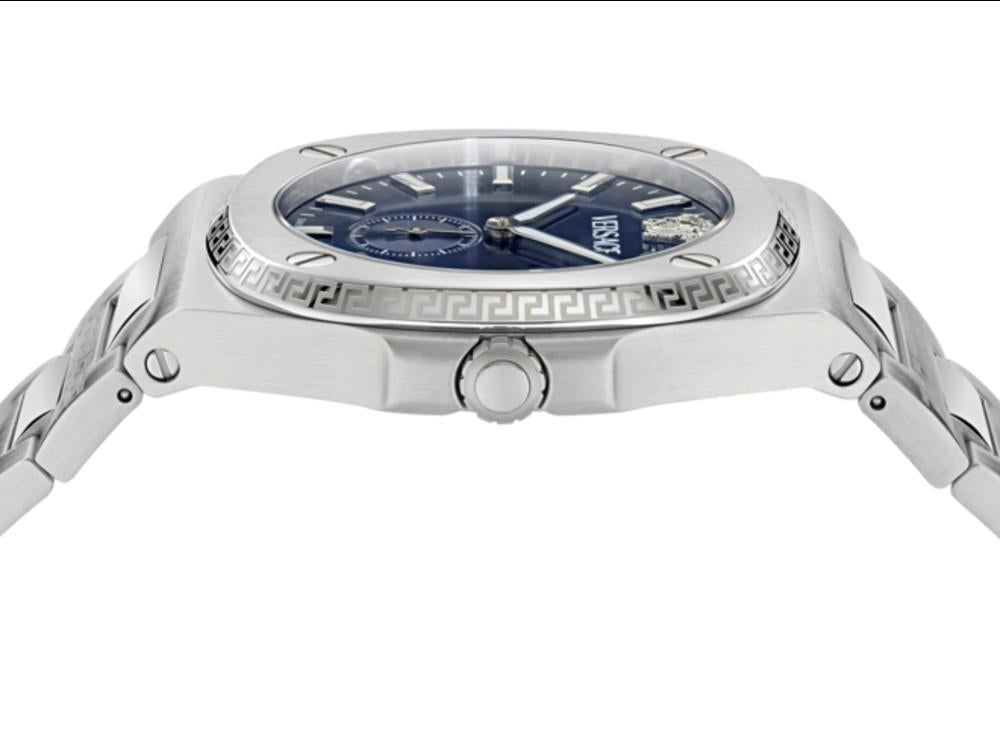 Reloj de Cuarzo Versace Tolomeo, Acero reciclado, Azul, 40 mm, VE0V00225