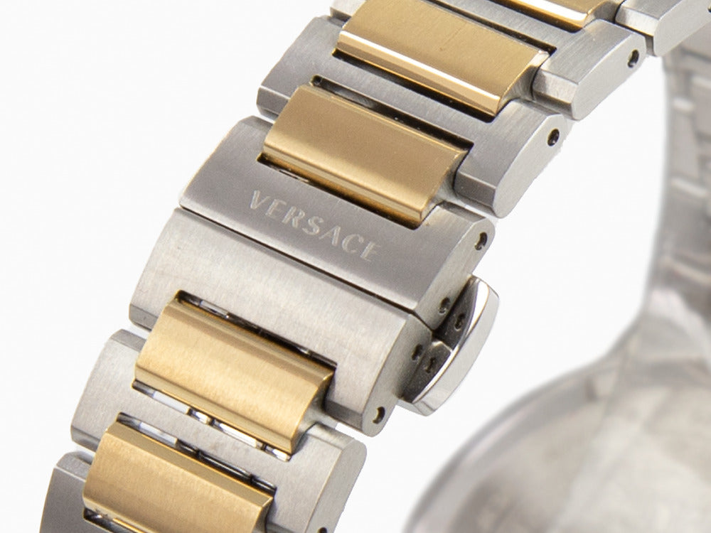 Reloj de Cuarzo Versace Medusa Infinite, Verde, 38 mm, Cristal Zafiro, VE3F00422