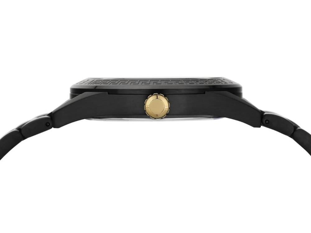 Reloj de Cuarzo Versace V-Code, Negro, 42 mm, VE6A00925