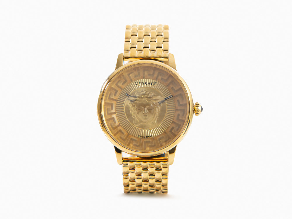Reloj de Cuarzo Versace Medusa Alchemy, PVD Oro, Dorado, 38 mm, VE6F00623