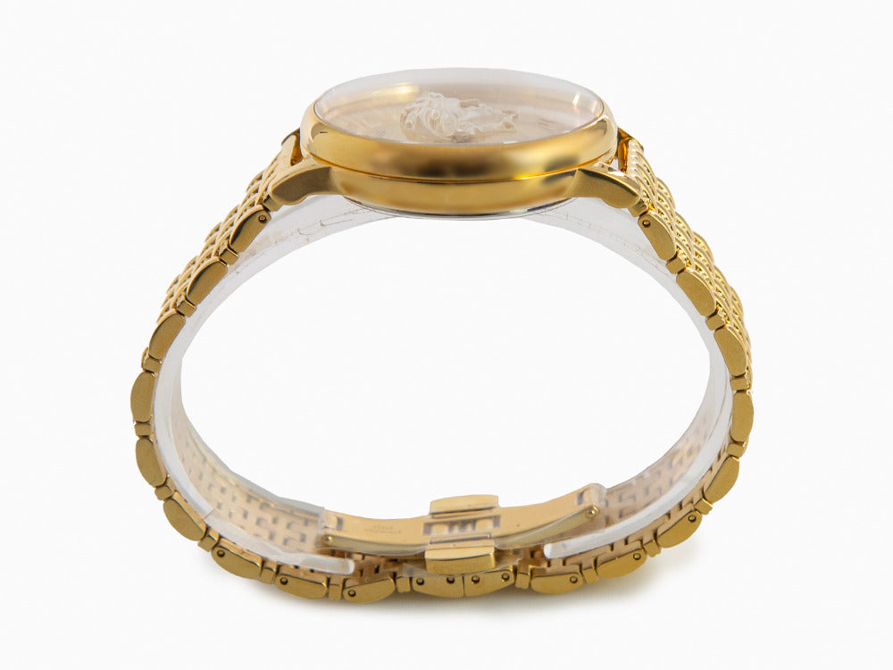 Reloj de Cuarzo Versace Medusa Alchemy, PVD Oro, Dorado, 38 mm, VE6F00623