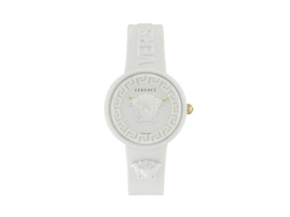 Reloj de Cuarzo Versace Medusa Pop, Silicona, Blanco, 39 mm, VE6G00123