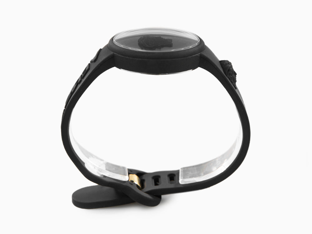 Reloj de Cuarzo Versace Medusa Pop, Silicona, Negro, 39 mm, VE6G00223