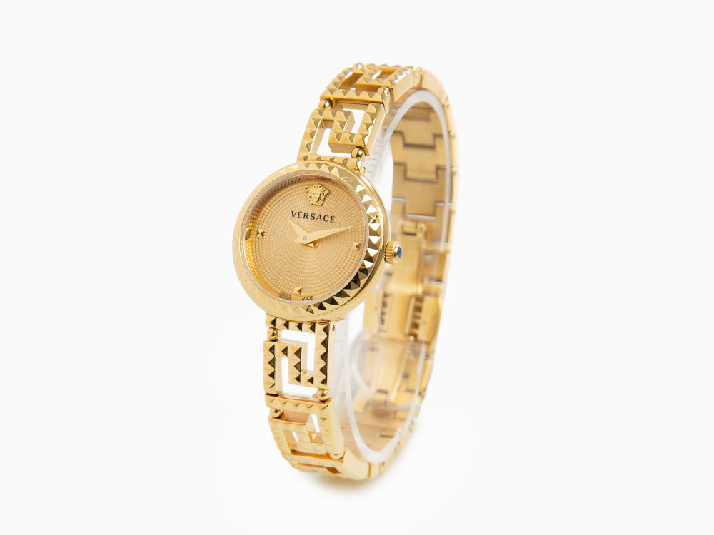 Reloj de Cuarzo Versace Greca Goddess, PVD Oro, Dorado, 28 mm, VE7A00323