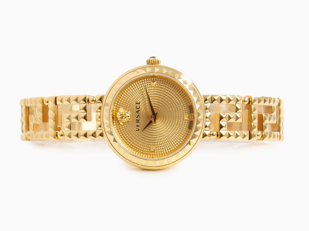 Reloj de Cuarzo Versace Greca Goddess, PVD Oro, Dorado, 28 mm, VE7A00323