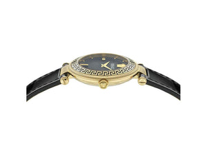 Reloj de Cuarzo Versace Reve, PVD Oro, Negro, 35 mm, Cristal Zafiro, VE8B00224