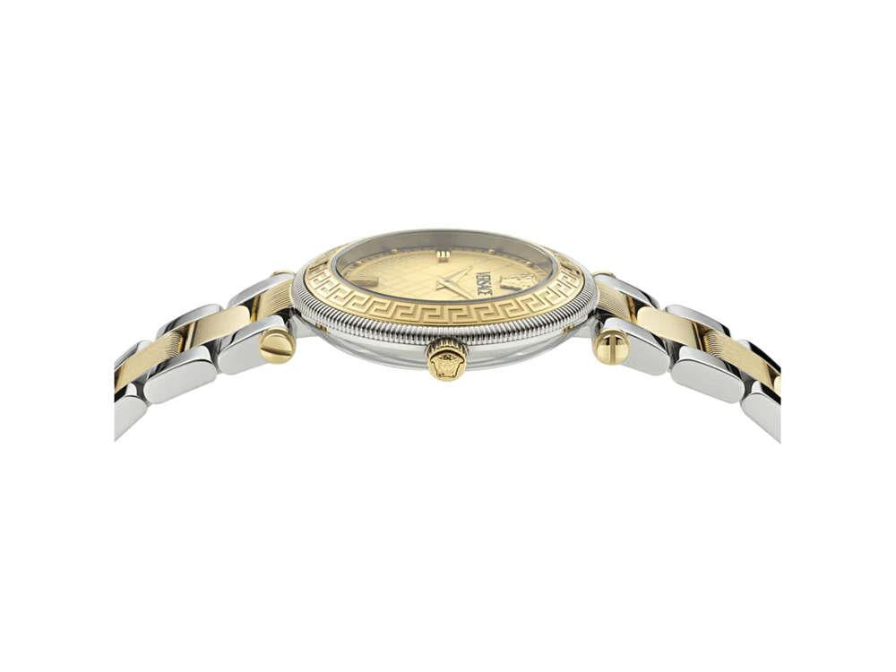 Reloj de Cuarzo Versace Reve, PVD Oro, Dorado, 35 mm, Cristal Zafiro, VE8B00324