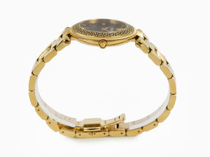 Reloj de Cuarzo Versace Reve, PVD Oro, Negro, 35 mm, Cristal Zafiro, VE8B00624