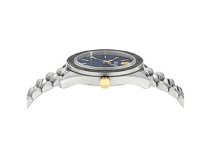 Reloj de Cuarzo Versace V Dome, Azul, 42 mm, Cristal de Zafiro, VE8E00324
