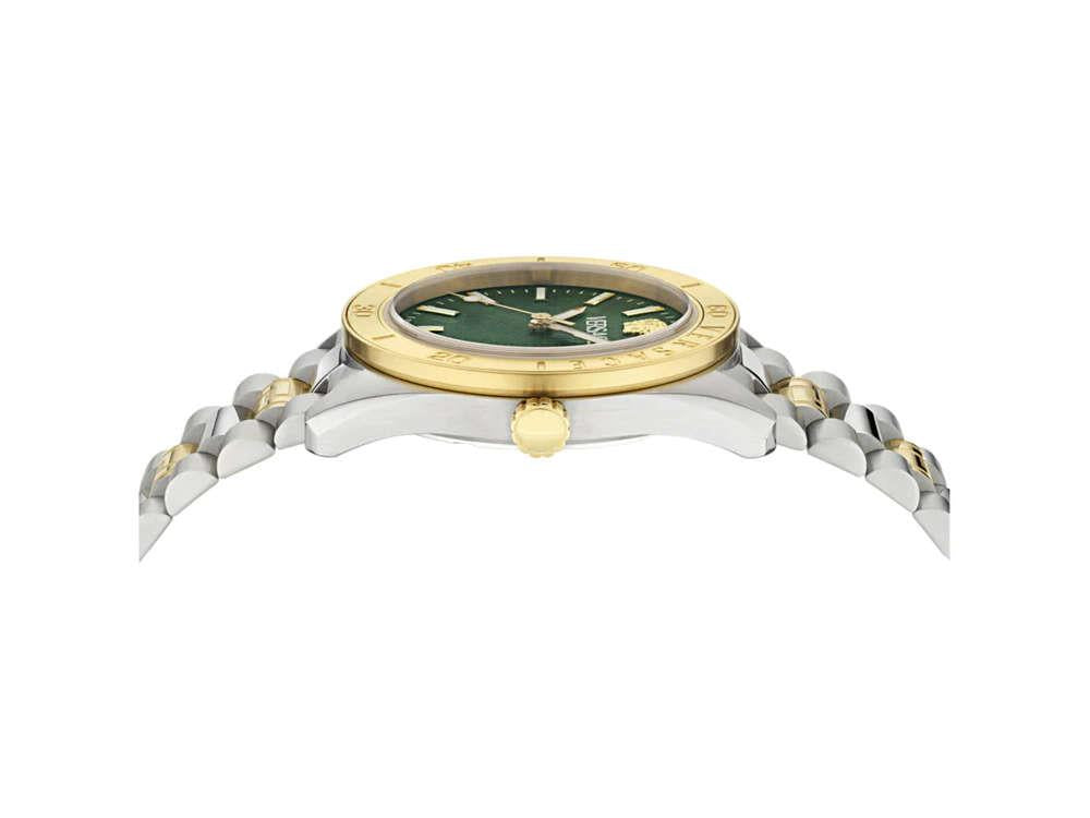 Reloj de Cuarzo Versace V Dome, Verde, 42 mm, Cristal de Zafiro, VE8E00524